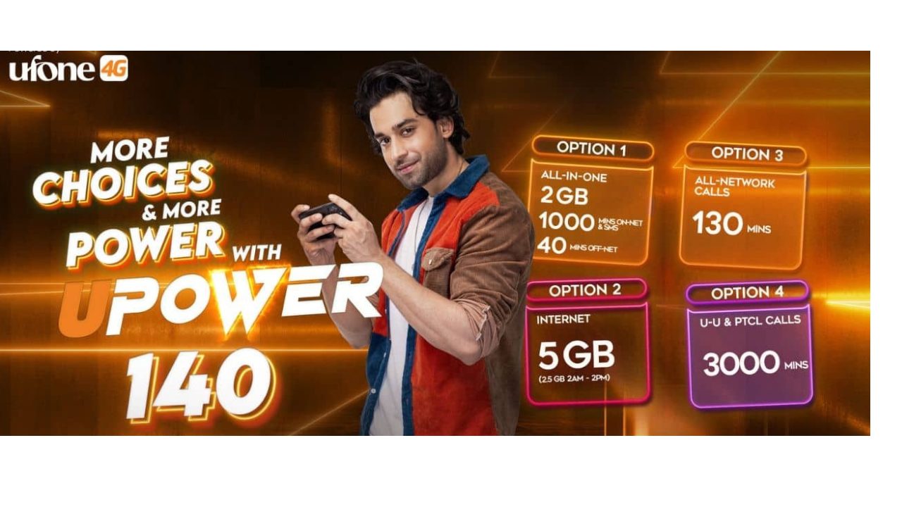 Upower 140 A New Bundle From Ufone 4G Is Introduced
