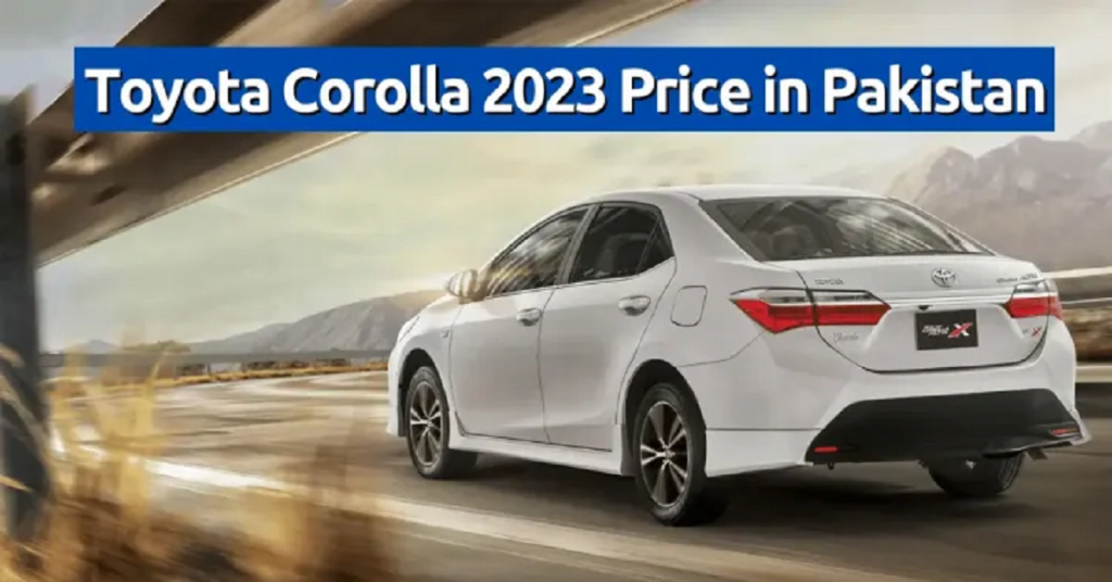 corolla car new model 2023 price in pakistan