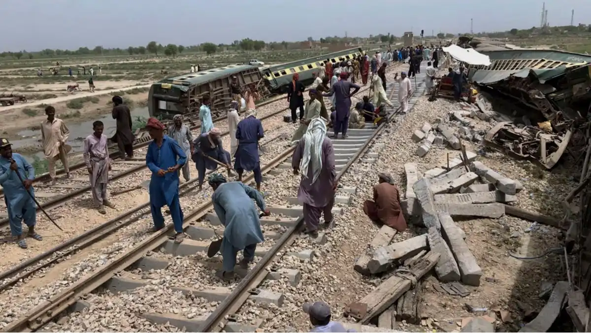 Rail service in southern Pakistan is partially restored