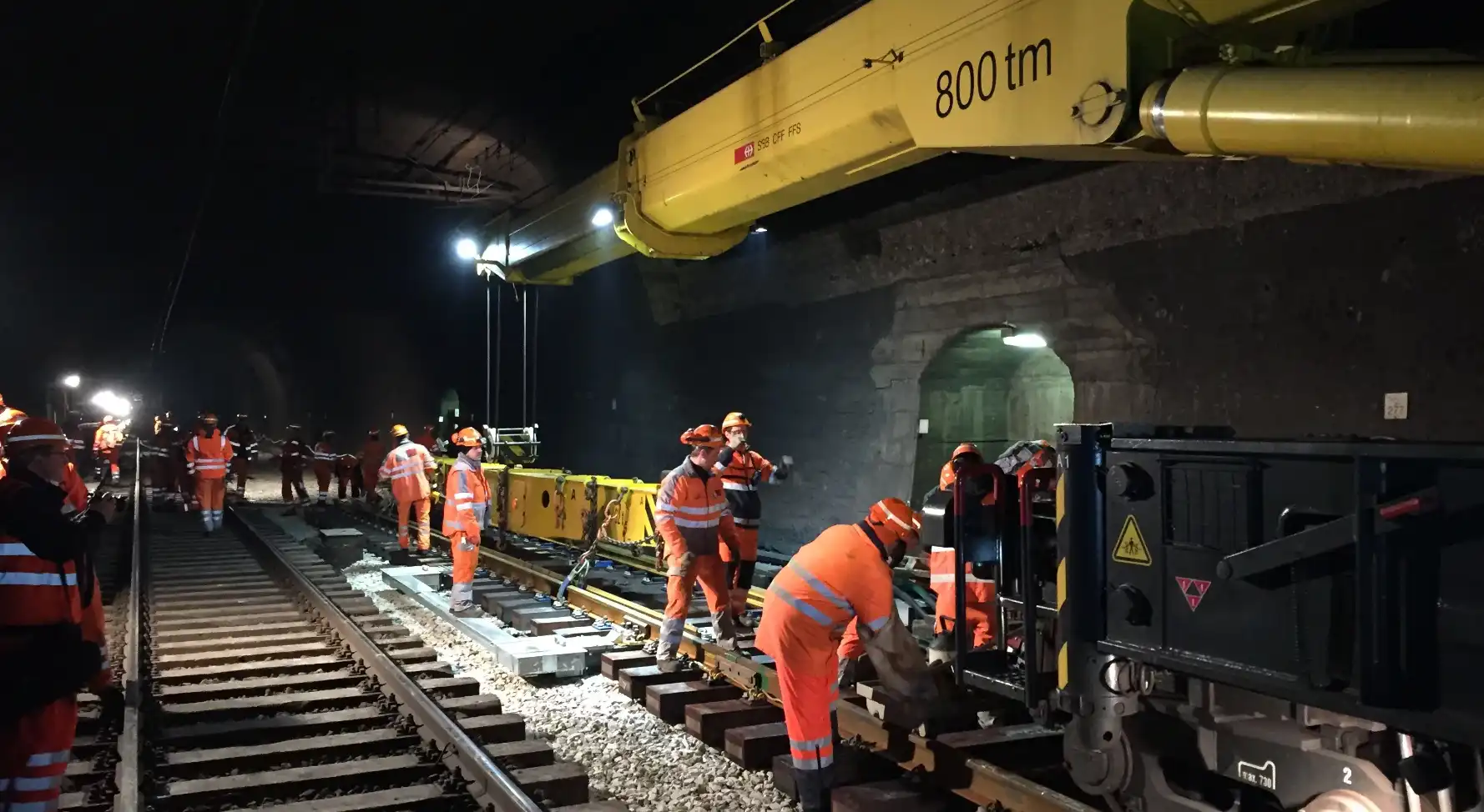 Swiss Federal Railways to Renovate Hauenstein Base Tunnel