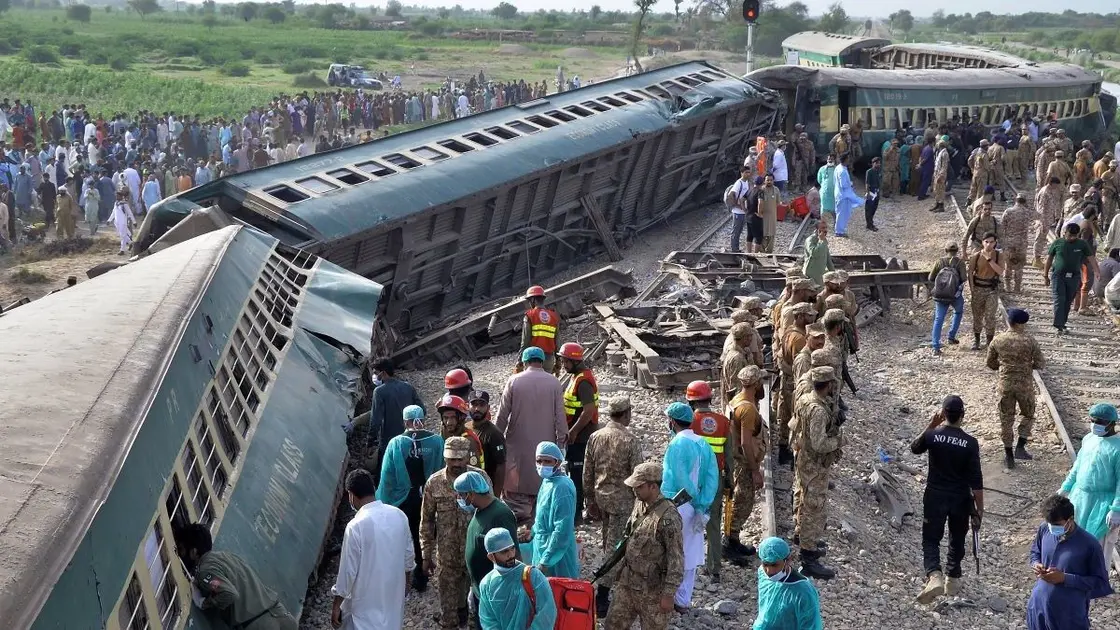 Hazara Express Derailment 19 Dead 45 Injured