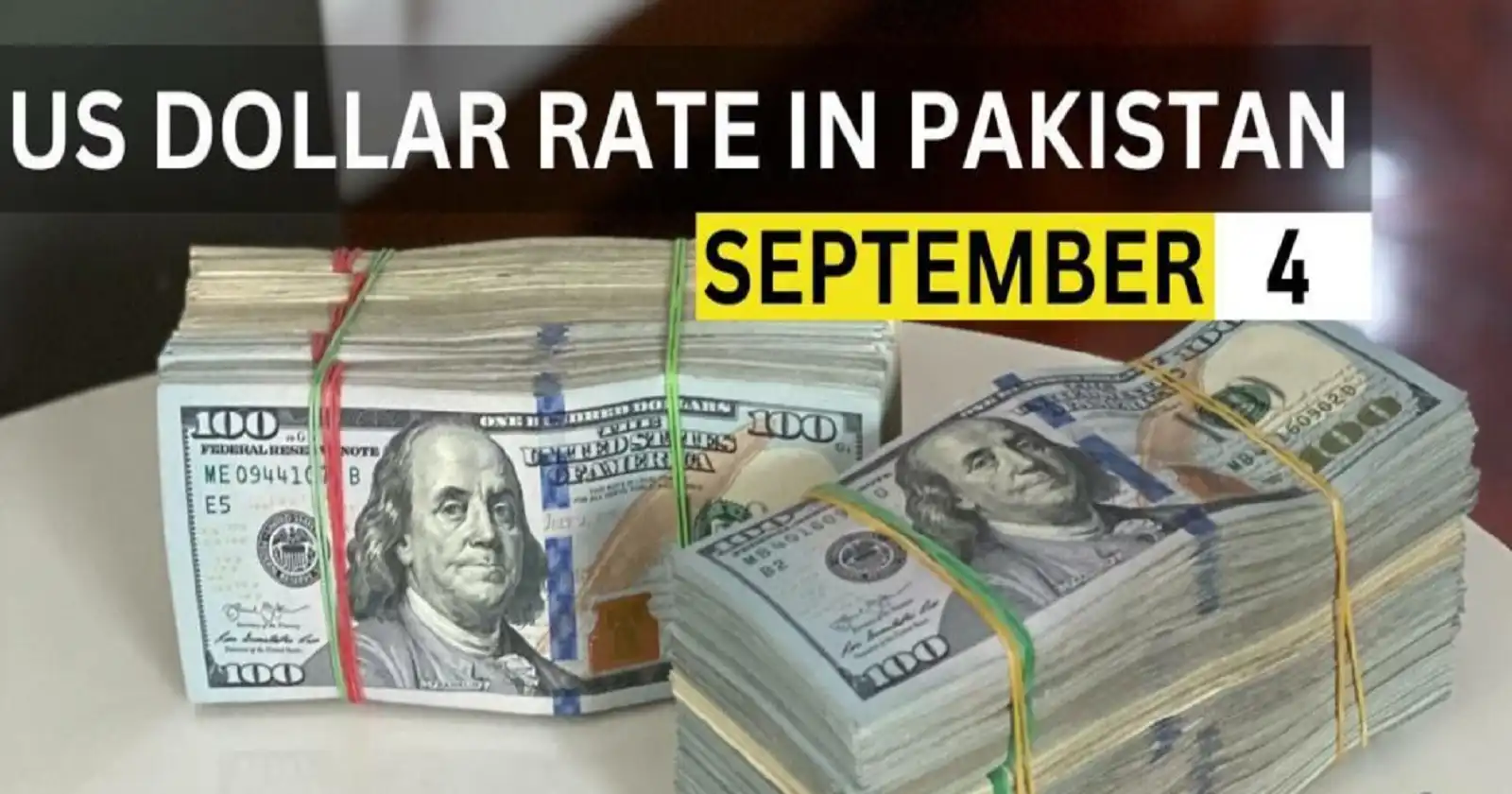 Dollar Rate in Pakistan Today 4 September 2023