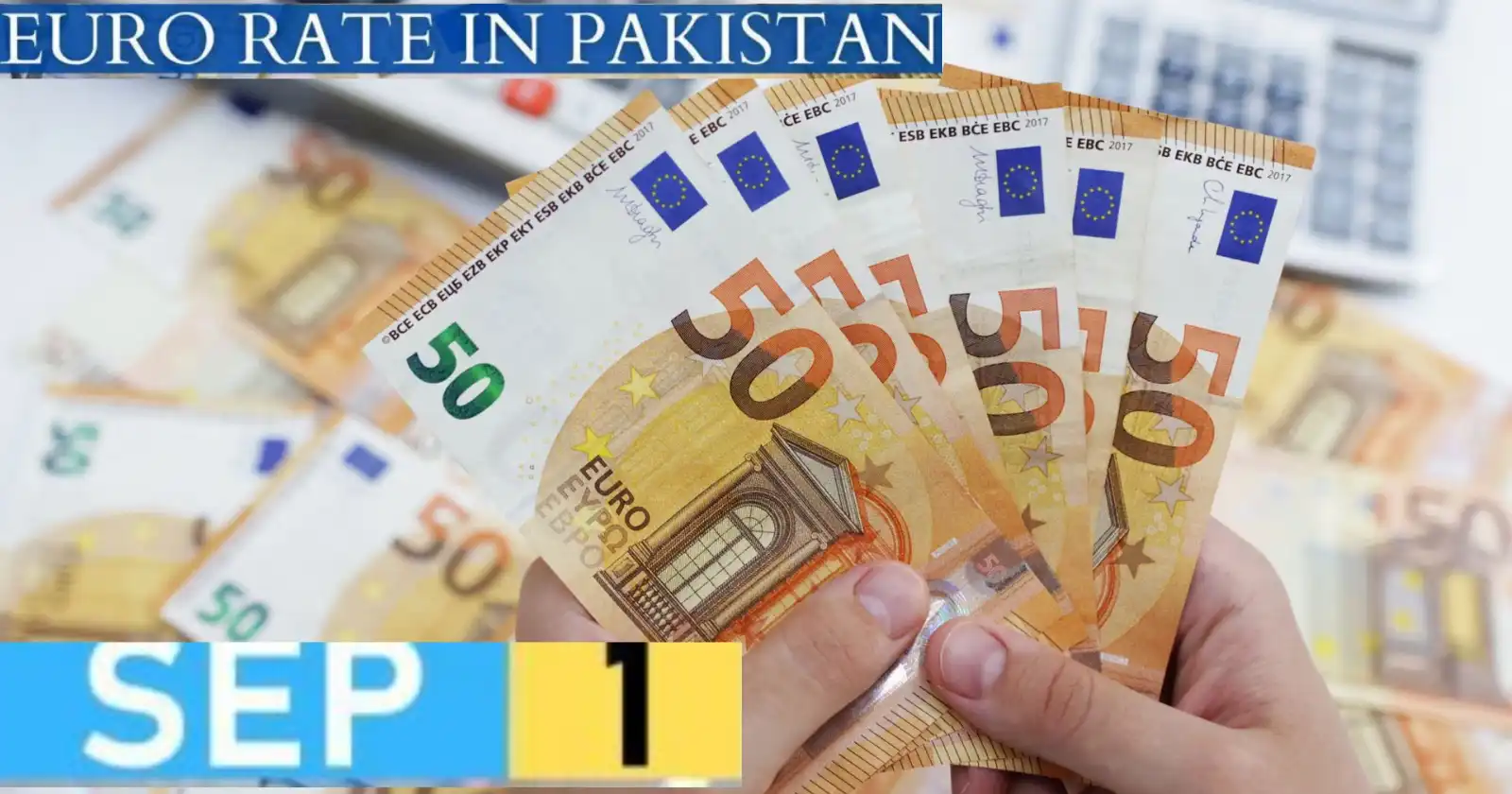 Euro Rate in Pakistan Today 1 September 2023