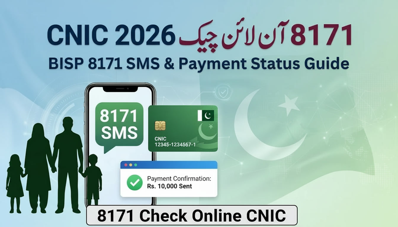 8171 Check Online CNIC 2026 Benazir Income Support