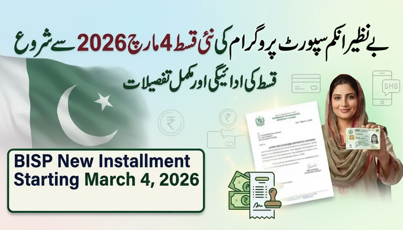 BISP New Installment to Start from 4 March 2026