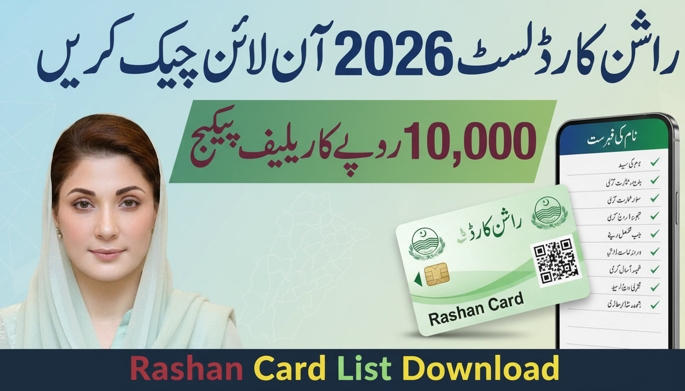 Ramzan Rashan Card List 2026 Online Check By CNIC Rs 10,000